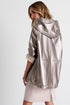 Shan Eva Hooded vegan leather jacket